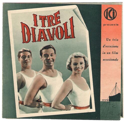 Jean Gabin * Variétés * Nicolas Farkas - Film Pathé 1935 - Programme De Cinéma Espagnol Original - Chaque Page De 16x15cm * 6 Pages (Qui Se Déplient) * Jean Gabin ; Annabella ; Fernand Gravey