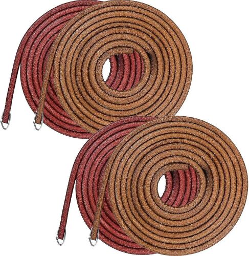 Ceintures De Machine À Coudre 4pcs Durable Cowhide Cuir Drive Belts Pour Vintage Pédale Pédagogie Type Machine À Coudre 5mm 1.83 Mètres