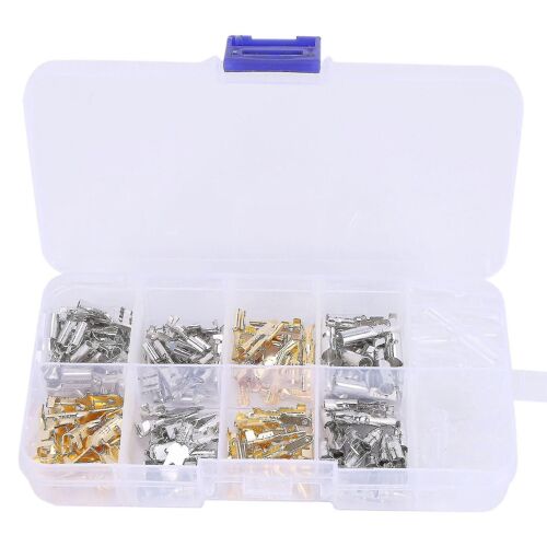 150pcs 6.3mm 2.8mm 4.8mm 4.0mm Mâle Femelle Voiture Spade Connecteur Épissure Sertir Fil Terminaux Pour Moto