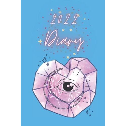 2022 Diary: A 6x9" Blank, 120page, Magic Gem Designed 2022 Diary