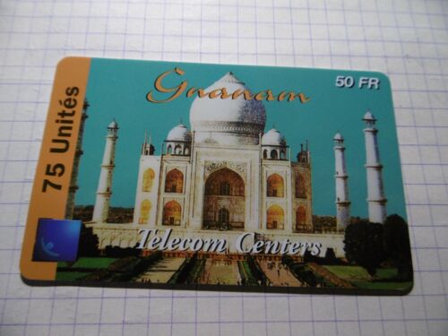Carte Prépayée - Telecom Centers - Gnanam - 50 Fr - 75 U - Expiration 25/12/2000
