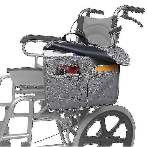 Sac De Transport Pour Fauteuil Roulant, Accessoires D'accoudoir Pour Fauteuil Roulant Sac Latéral Avec Pochettes Pour Fauteuil Roulant Manuel Électrique, Sac À Dos Étanche Pour Messager De Voyage Pour