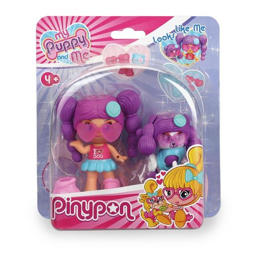 Pinypon Pinypon - Blister 2 Figurines My Puppy And Me - Asst