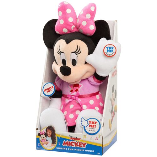 Minnie Mouse Minnie  Peluche 30 Cm  Sonore Et Lumineuse