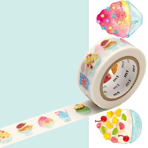 Masking Tape Mt Ex 1,8 Cm Coupes Glacées - Shaved Ice