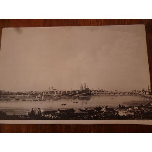 Reproduction De Gravure .Orléans En 1807 Par Salmon.