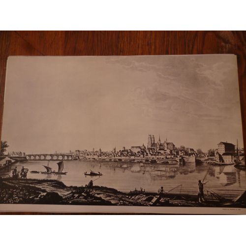Reproduction De Gravure :Orléans 1807 Par Salmon.