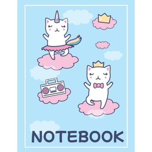 Notebook Of Cats: Cuteness And Fun With Cats: College Ruled Lined Pages (Composition Book, Journal) (8.5 X 11 Large)