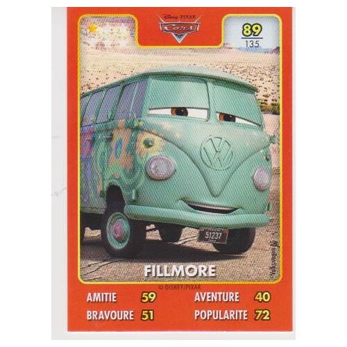 Disney Pixar Cars - Fillmore - Carte N°89/135