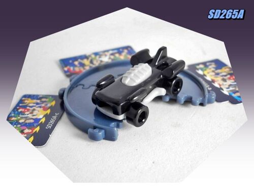 Kinder Sprinty Racing Cars - Sd265a : Voiture Noire Avec 3 Parties De Piste En Quartier De Cercle - 2017