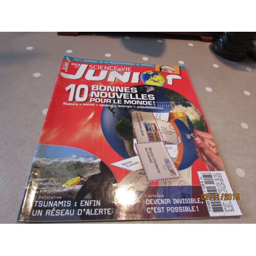 Science & Vie Junior 203 "10 Bonnes Nouvelles Pour Le Monde!"