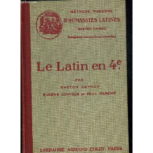 Le Latin En 4 E -  Methode Moderne D Humanites Latines