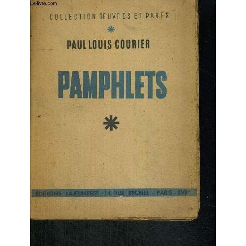 Pamphlets - Collection Oeuvres Et Pages