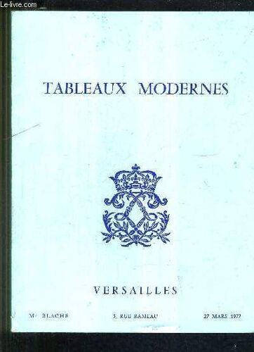Catalogue De Ventes Aux Encheres - Importants Tableaux Modernes De La Fin Du Xixe Siecle Et Des Ecoles Impressionniste Cubiste Symboliste Expressionniste Et Abstraite - Tapisserie Par Lurcat ...