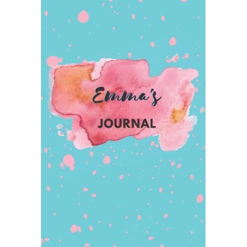 Emma's Journal, Diary, Blue Sparkle