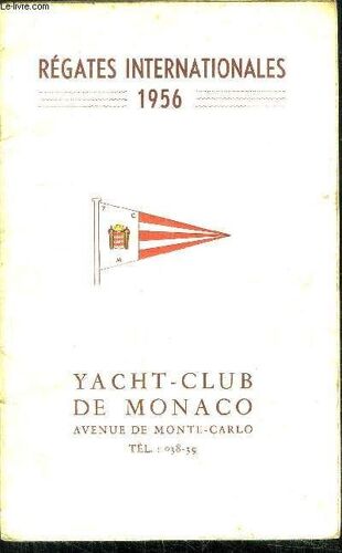 Regates Internationales 1956 - Yacht-Club De Monaco