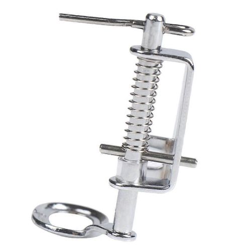 5x pied-de-biche de machine à coudre domestique, pied-de-biche en acier à bout ouvert en métal de courtepointe, argent