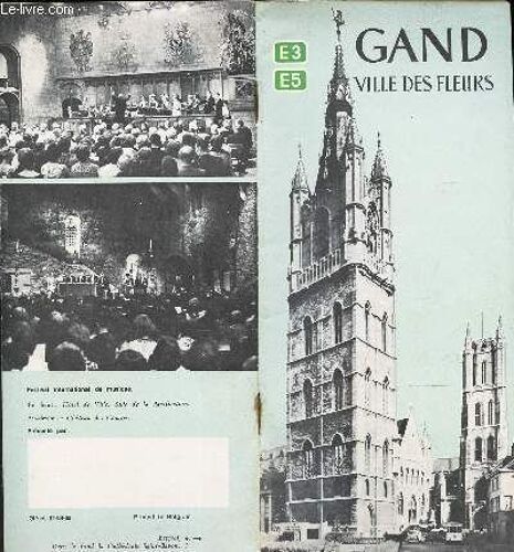 Plaquette : Gand, Ville De Fleurs.