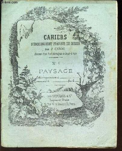 Paysage  - N°4  De Cahiers D'enseignement Pratique Du Dessin.