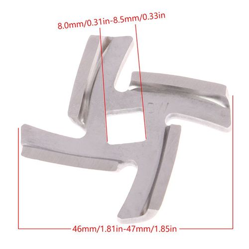 Accessoires De Hachoir À Viande, Lame De Filet, Plaque De Coupe, Machine À Saucisses, En Croix, Sus420