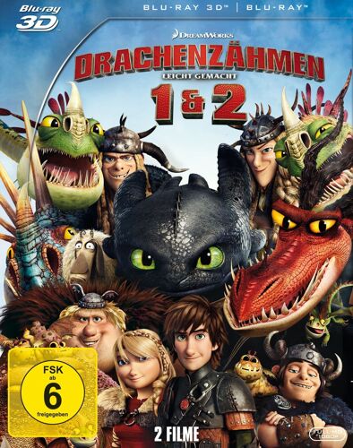 Drachenzähmen Leicht Gemacht 1 & 2 (Blu-Ray 3d, 2 Discs)
