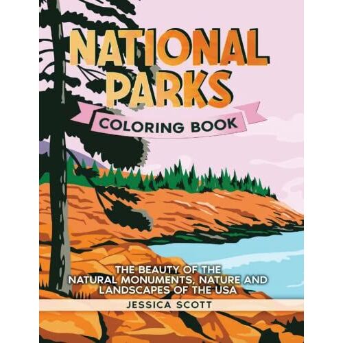 National Parks Coloring Book