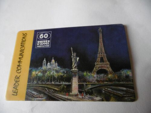 Carte Prépayée - Leader Communications - 60 U -