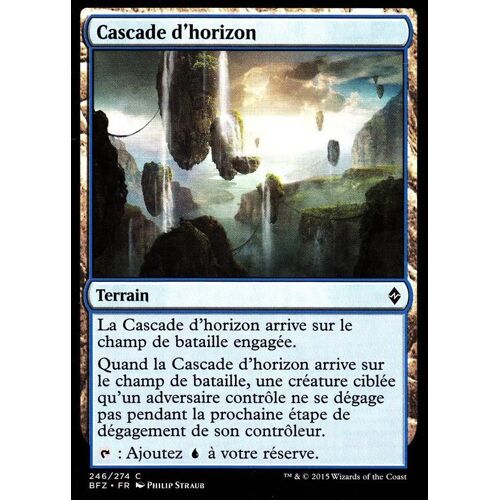 Cascade D'horizon - La Bataille De Zendikar Vf - C - 246/274
