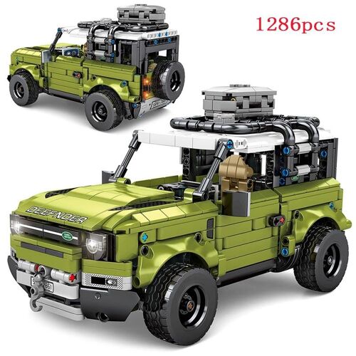 Sy8605 Sans Boîte - Véhicule Tout-Terrain Suv Pour Enfants, Jouet, 1286 Pièces, Blocs De Construction, Ville, Briques De Voiture, Bricolage Technique, Cadeaux
