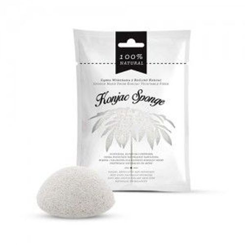 Konjac  Éponge Pour Le Visage - Blanc Pour Les Peaux Sensibles 