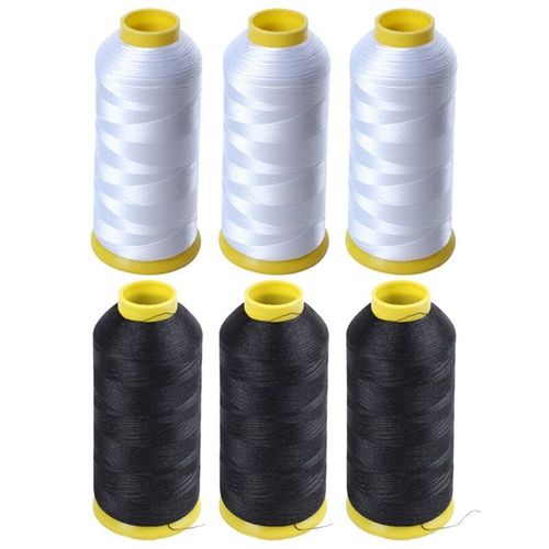Fil de canette en Polyester pour Machine à broder, 5000M, 3 paquets