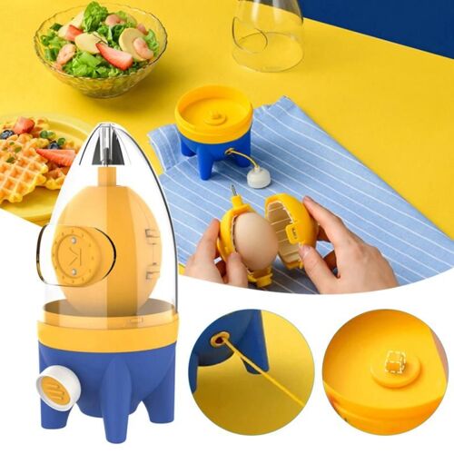 Mélangeur D'?ufs En Silicone Pour Enfants, Presse-Agrumes À Force Centrifuge, Pour Mélanger Le Jaune Et Le Blanc, Outil Manuel, Machine À ?ufs D'Or Pratique