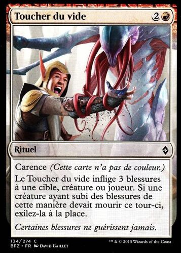 Toucher Du Vide - La Bataille De Zendikar Vf - C - 134/274
