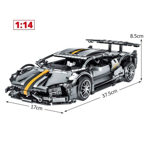 Sans Boîte D'origine - Célèbre Voiture De Course Technique De Ville, Blocs De Construction Moc, Drift Sport Vitesse Véhicule Briques, Jouets Pour Enfants Garçons Cadeau 1337 Pièces