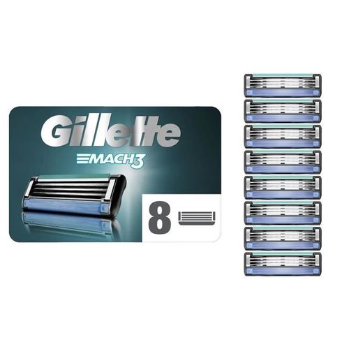 Gillette Lames De Rasoir Mach3 X8 