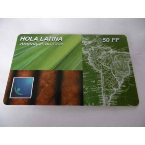 Carte Prépayée - Hola Latina - Amérique Du Sud - 50 Ff