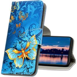 Coque Pour Oppo A5 2020,Coque En Cuir Oppo A9 2020,Étui Téléphone Oppo A5 2020,Motif Coloré Imprimé Housse Pour Oppo A5 2020/Oppo A9 2020. Xc1 Butterfly