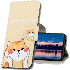 Coque Pour Honor 8x, Coque En Cuir Huawei Honor 8x, Etui Telephone Honor 8x, Motif Colore Imprime Housse Pour Huawei Honor 8x. Xc1 Shiba Inu
