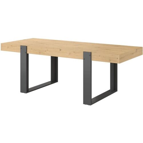 Table A Manger - Rectangulaire - Panneaux De Particules - Industriel - Loft - L 223,9 X P 93 X H 78,6 Cm