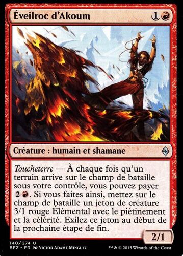 Eveilroc D'akoum - La Bataille De Zendikar Vf - U - 140/274