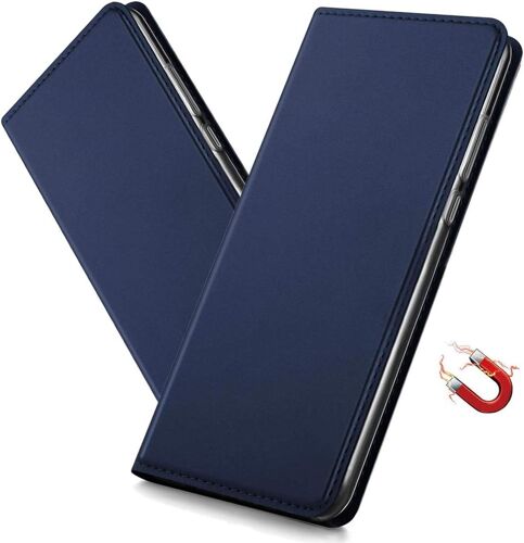 Coque Pour Xiaomi Mi 9t Housse, Etui A Rabat Avec Carte Fentes, Fermeture Magnetique, Antichoc Ultra Mince Protection Case Pour Xiaomi Mi 9t / Mi 9t Pro. Dt Blue