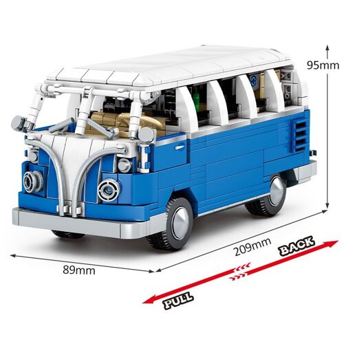 Pas D'emballage D'origine - Blocs De Construction De Bus De Ville Classiques, 707 Pièces, Voiture Moc, Mécanicien, École, Bus, Véhicule, Briques, Jouets Pour Enfants