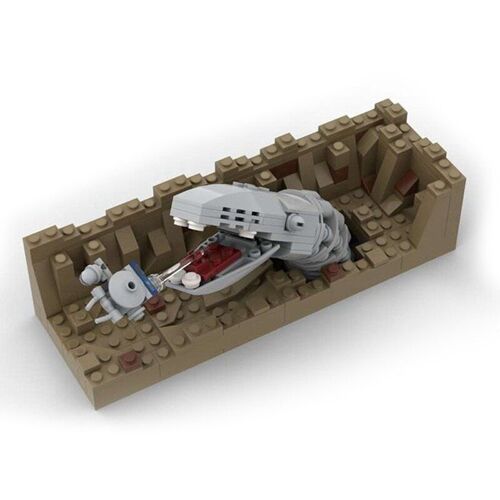 Pas De Boîtes D'origine - Moc Militaire Wars Escape The Space Slug Nano Falcon, Blocs De Construction En Briques À Monter Soi-Même, Jouets Éducatifs Pour Enfants