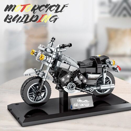 Pas De Boîte Originale - Kit De Construction De Moto Pour Enfants, Blocs De Construction De Modèle Moto Course, Véhicule De Ville, Kits Moc Tout-Terrain, Jouets Pour Enfants