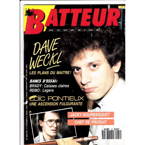 Batteur Magazine  31 Decembre 1990  Loïc Pontieux 