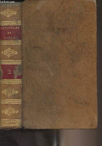 Dictionnaire Français-Anglais Et Anglais-Français, Abrégé De Boyer - 29e Édition - Tome 2nd, Français-Anglais