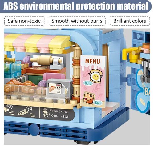 Mini Blocs D'assemblage En Plastique, Jouets De Grande Roue, Un Carrousel, Jouet Éducatif Pour Enfants, Modèle D'architecture De Bricolage