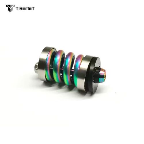 Amortisseur Arrière En Titane Pour Vélo Pliant Bromsilice,Axe De Vélo,Axe En Titane - Type Rainbow