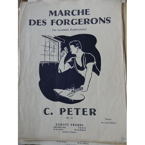 Partition Ancienne Piano Ou Accordéon Schott Frères