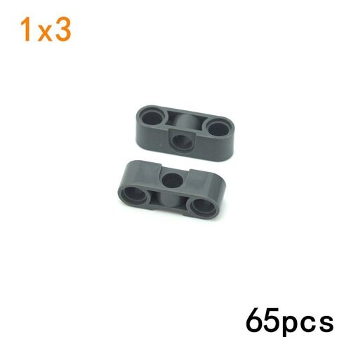 1x3 Gris Foncé - Faisceaux Techniques Spéciaux Épaisses À Center Ouvert, Blocs De Construction Moc, Jouets Cadeaux Créatifs Éducatifs